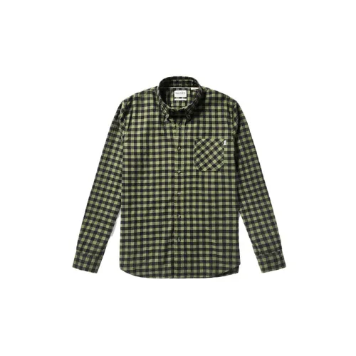 Timberland Shirts Men Khaki Green