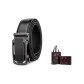 Plain Smooth Black Strap Matte Black Buckle+Premium Box