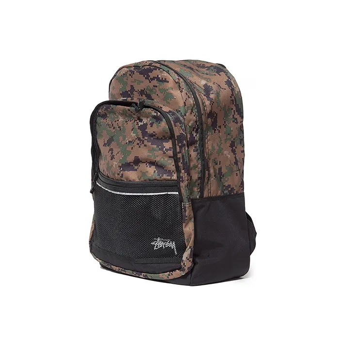 Stussy Nylon Fabric Backpack Unisex Camouflage-1