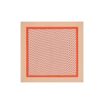 Burberry Silk Scarves Unisex Vermilion