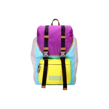 MOSCHINO Nylon Fabric Travel Bags Backpack Men's Multicolor