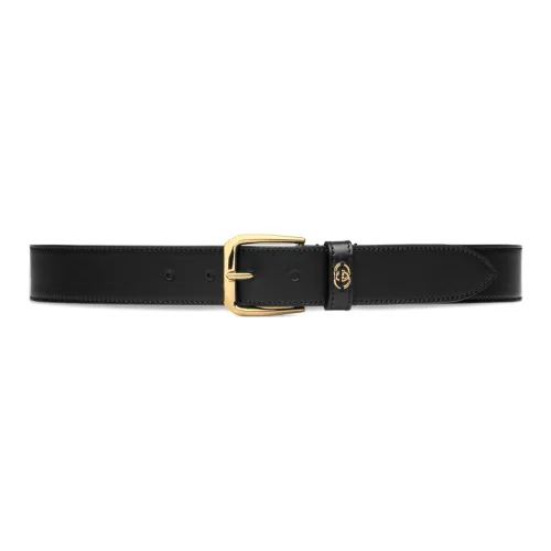 GUCCI G Logo Plaque Buckle Belt