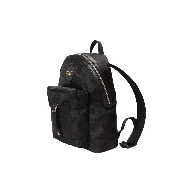 GUCCI Off The Grid Nylon With Leather Backpack Men's Black-1