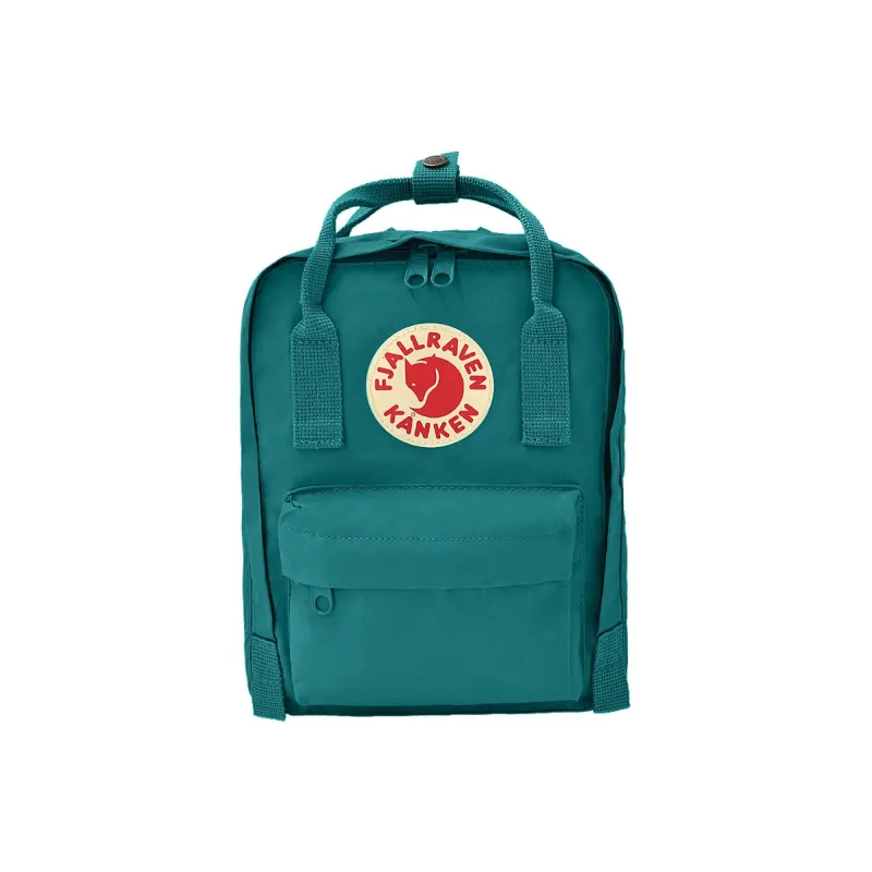 Fjallraven Polyester Small Backpack IPad Bag Backpack Mini Men's Glacier Green-0