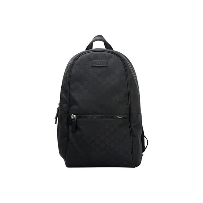 GUCCI Slim Backpack GG Black-0