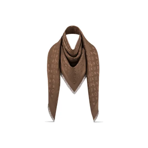 LOUIS VUITTON Shawls Women's Brown