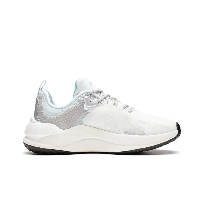 LiNing Starfire 3 Cushioning Anti-Slip And Wear-Resistant Low-Top Sports Casual Shoes Women's White Gray-1