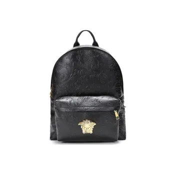 VERSACE Fabric Backpack Men's Black