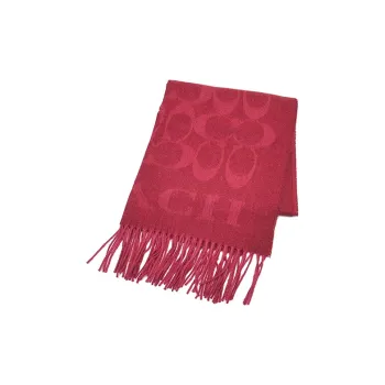 COACH Cashmere Knit Scarves Unisex