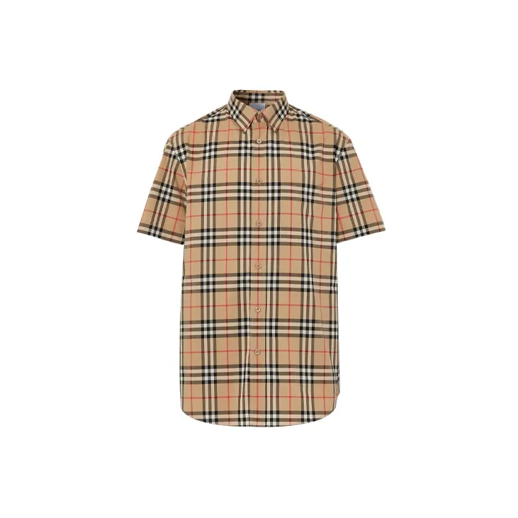 Burberry Shirts Men Beige-0