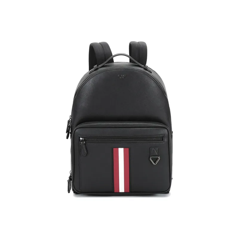 BALLY Cow Leather With Artificial Leather Backpack Regular Men's Black-0