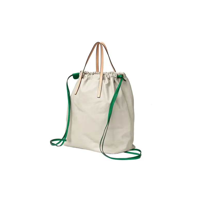 MARNI Nappa Leather Lambskin Cow Leather Backpack Women's White-1