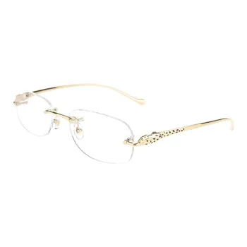 Cartier Panthère Rectangular Frame Glasses
