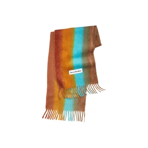 Acne Studios Knit Scarves Unisex Orange