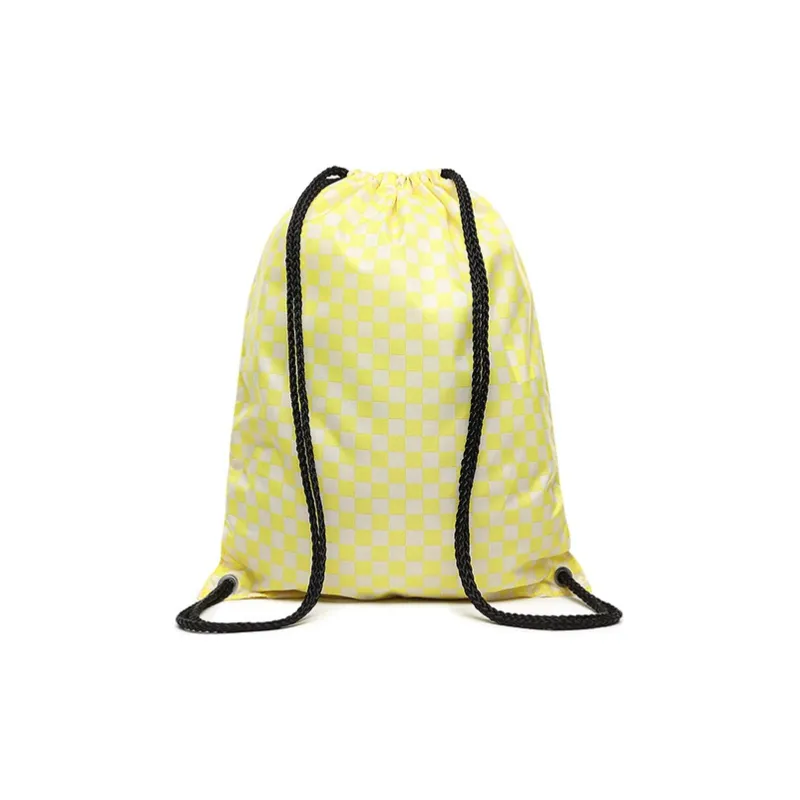 Vans Polyester Drawstring Bag Backpack Regular Unisex Light Yellow-3
