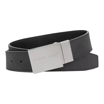 Burberry London PU Polyurethane Leather Belts Men's 3.5cm