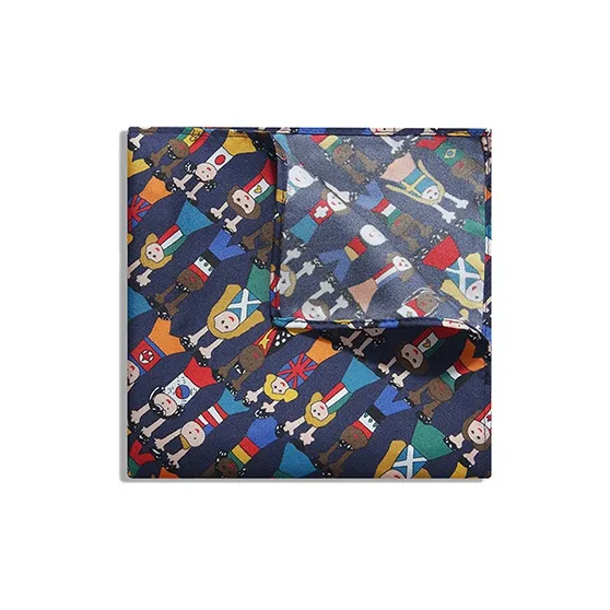 GIEVES CHARLES Square Scarf Men's-0