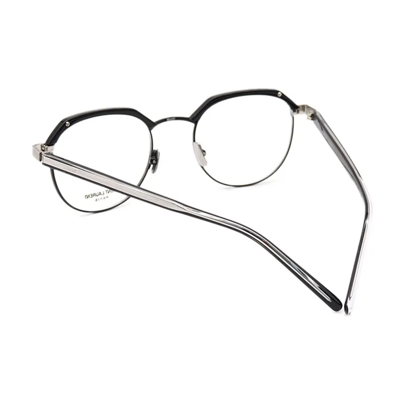 SAINT LAURENT Round Frames Glasses-3