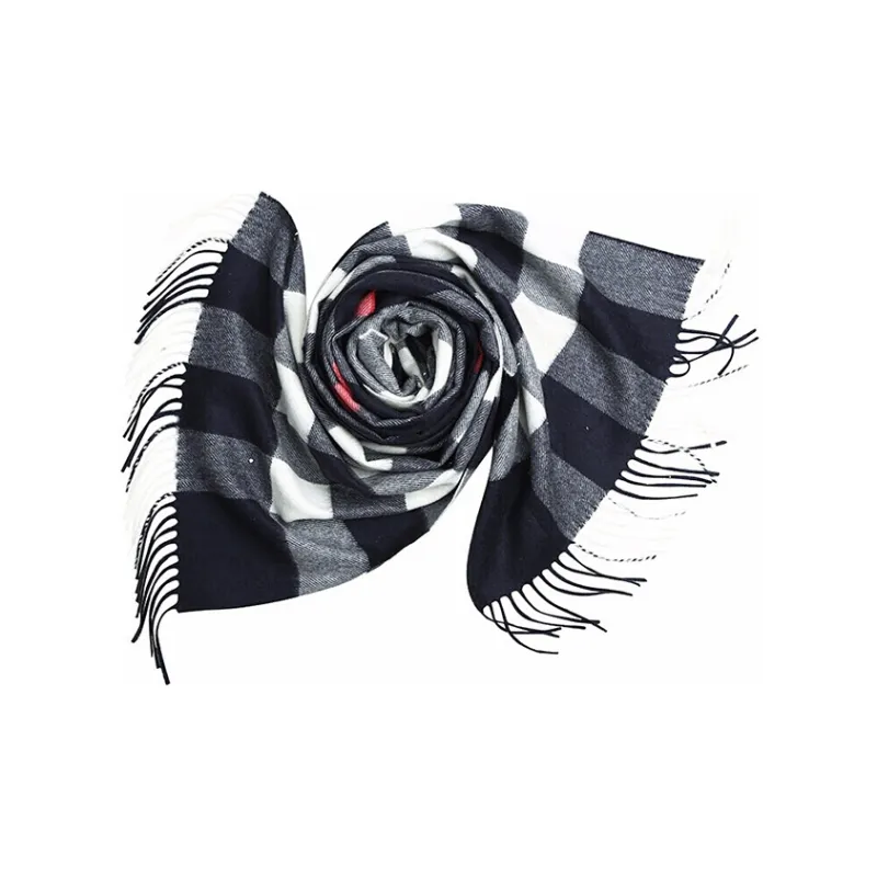 Burberry Check Fringed Scarf-4