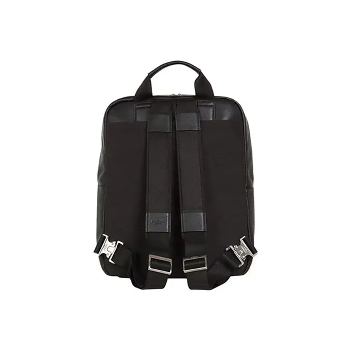 KNOMO Genuine Leather Commute Bag Portable Backpack Regular Unisex Black-1