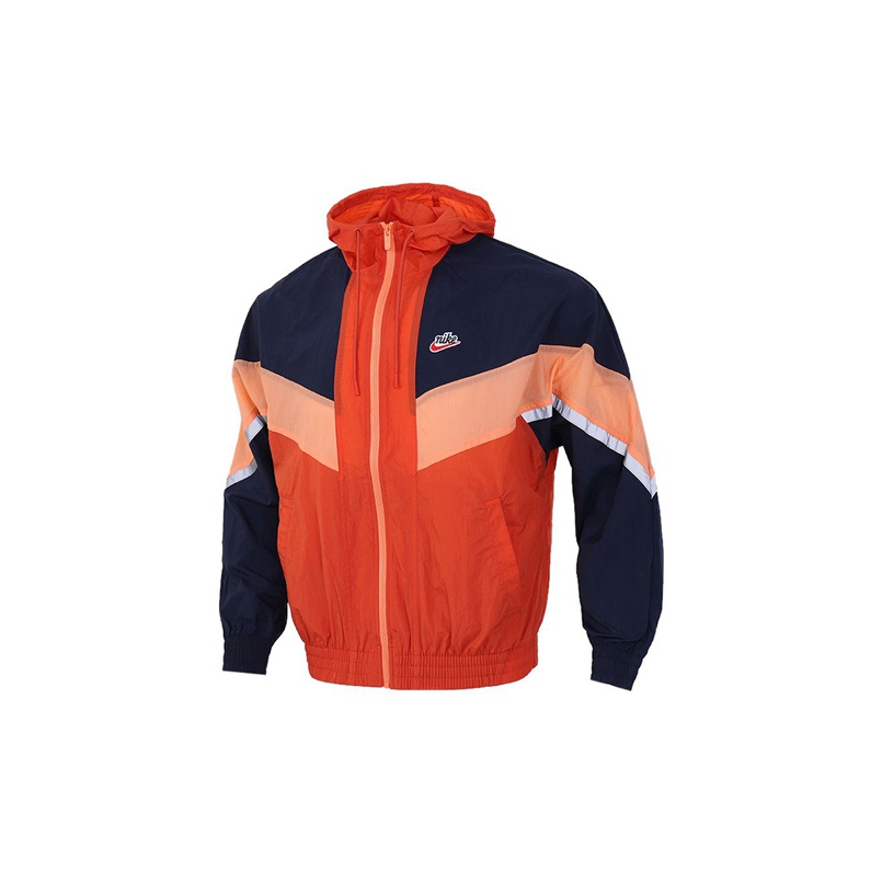 Orange and burgundy nike windbreaker best sale