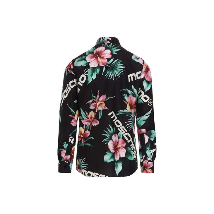 MOSCHINO Shirts Men Black-1