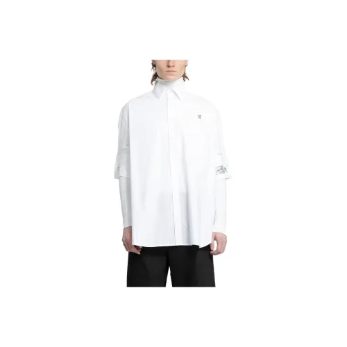 RAF SIMONS Shirts Unisex White