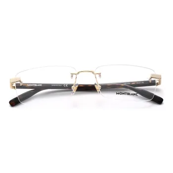 MONTBLANC Rimless Square Glasses