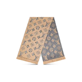 LOUIS VUITTON Knit Scarves Women's Brown