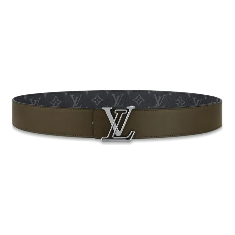 LOUIS VUITTON Cow Leather Leather Belts Unisex Width: 4cm-1
