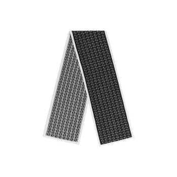 FENDI Knit Scarves Men Black White