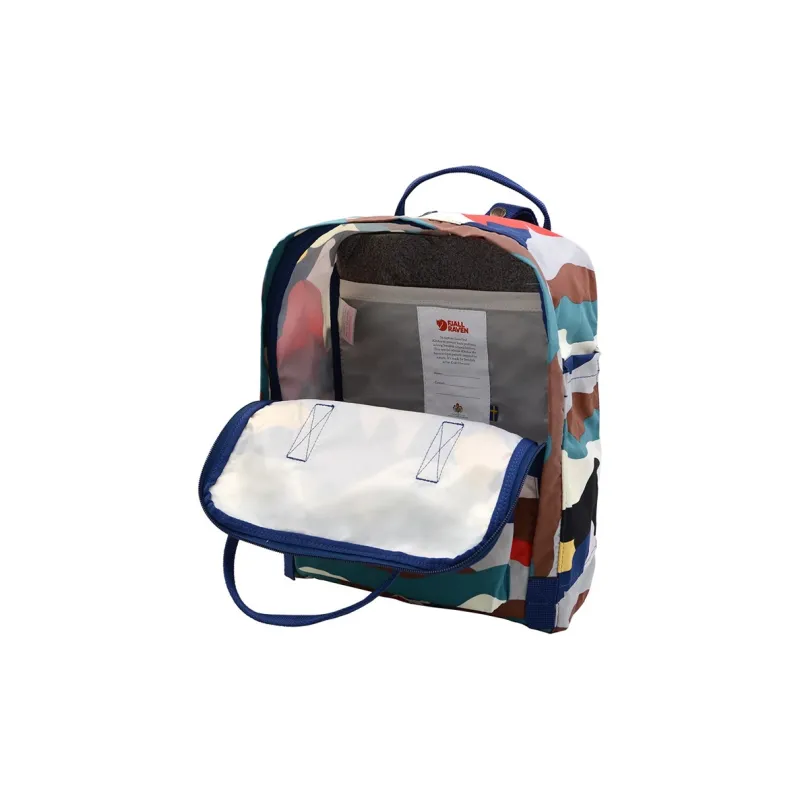 Fjallraven Kanken Cotton And Polyester Blend Backpack Regular Unisex Dark Multicolor-4