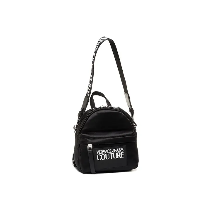 VERSACE JEANS COUTURE Fabric Backpack Mini Women's Black-2