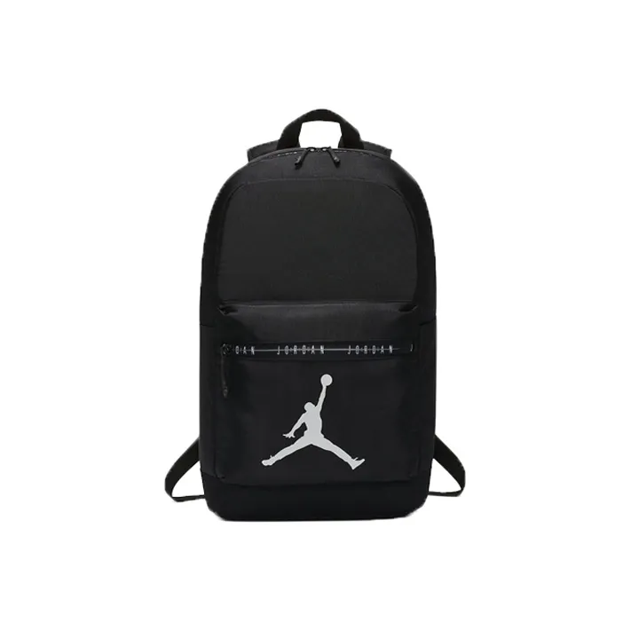 Jordan Polyester Backpack Regular Unisex Black-0