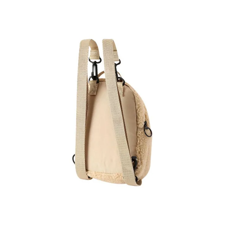 PUMA Sherpa With Fabric Backpack Regular Women's Khaki-1