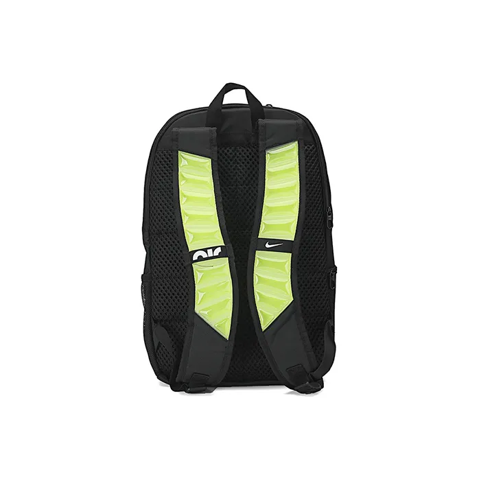 Nike Polyamide Backpack Regular Unisex Black/Neon Green-3