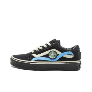 Vans Old Skool Classic Casual Skateboarding Shoes Black Unisex 'Black White'