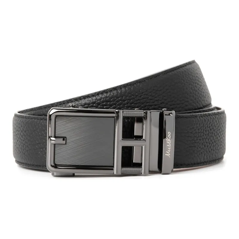 MUSTKOO Leather Belts Men-1