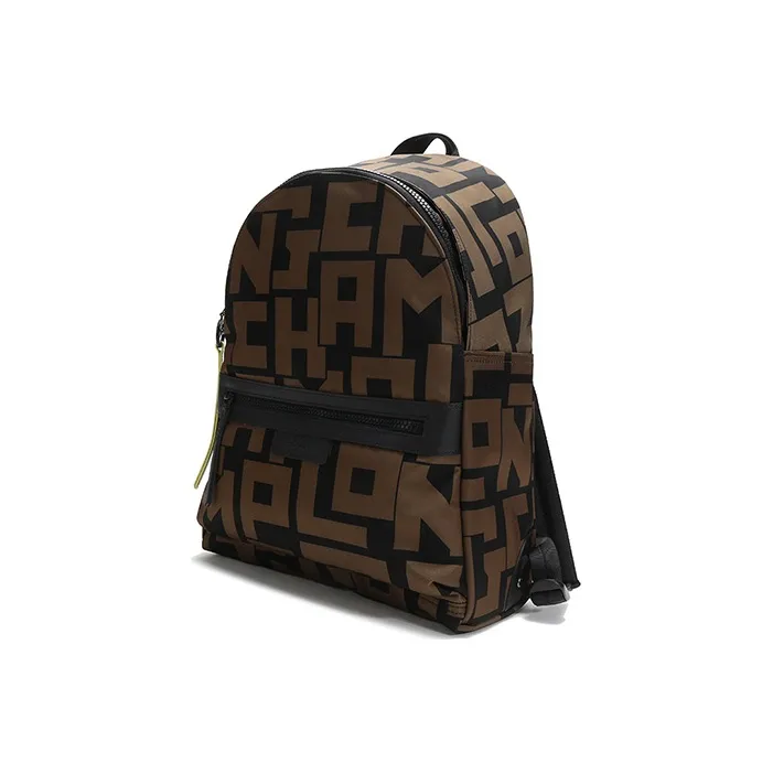 LONGCHAMP Le Pliage LGP Fabric Backpack Women's Black Army Green-1