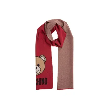 MOSCHINO Knit Scarves Women's Red