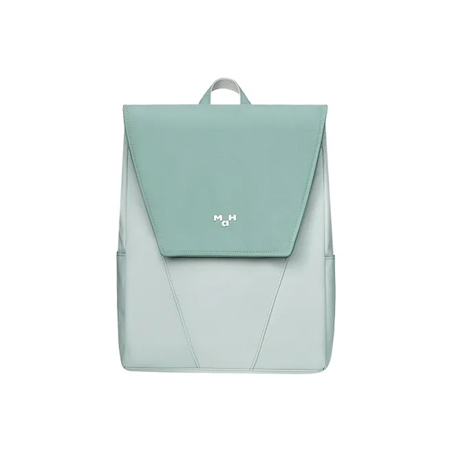 MAH Sheep House Collaboration Polyester Travel Laptop Bag Backpack Unisex Green/Light Green/Emerald Green-0