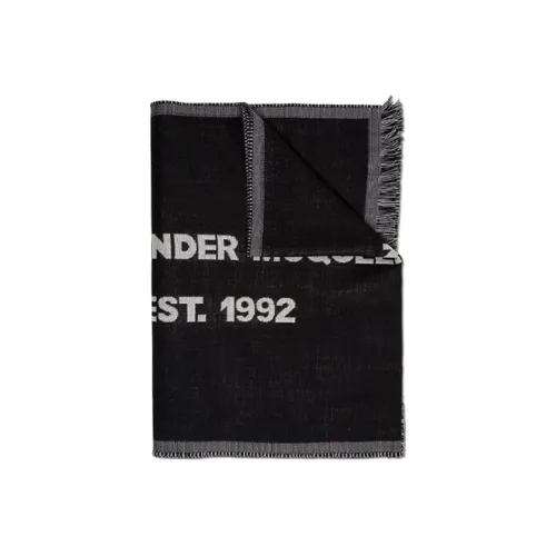 Alexander McQueen Knit Scarf Unisex Black