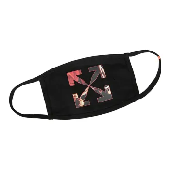 OFF WHITE Face Masks Unisex Black