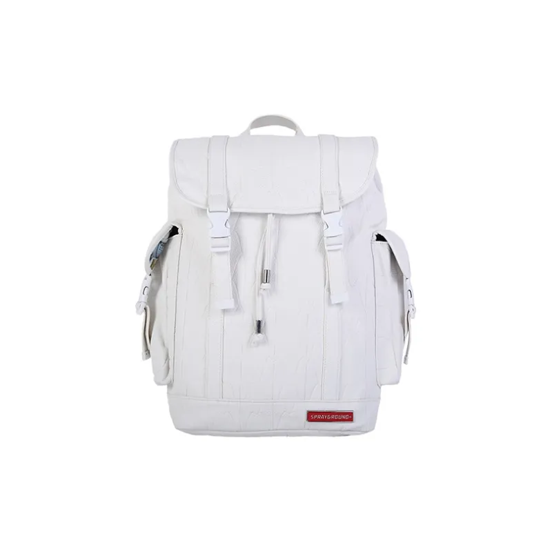 SPRAYGROUND Artificial Leather Backpack Regular Unisex White-0