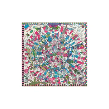 HERMES Epopee Shawls Unisex Pink