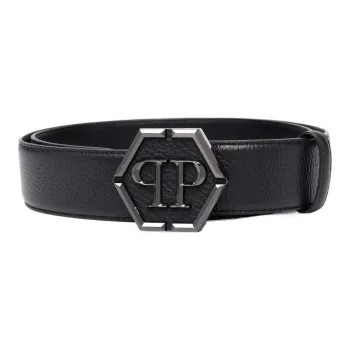 PHILIPP PLEIN Hexagon logo Buckle Belt