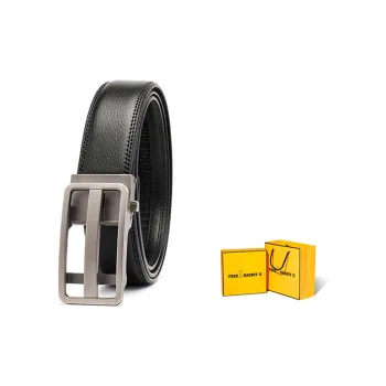 FREE RABBITⅡ Youth Genuine Leather Belt With Automatic Buckle Casual Fashion Leather Belts Men's
