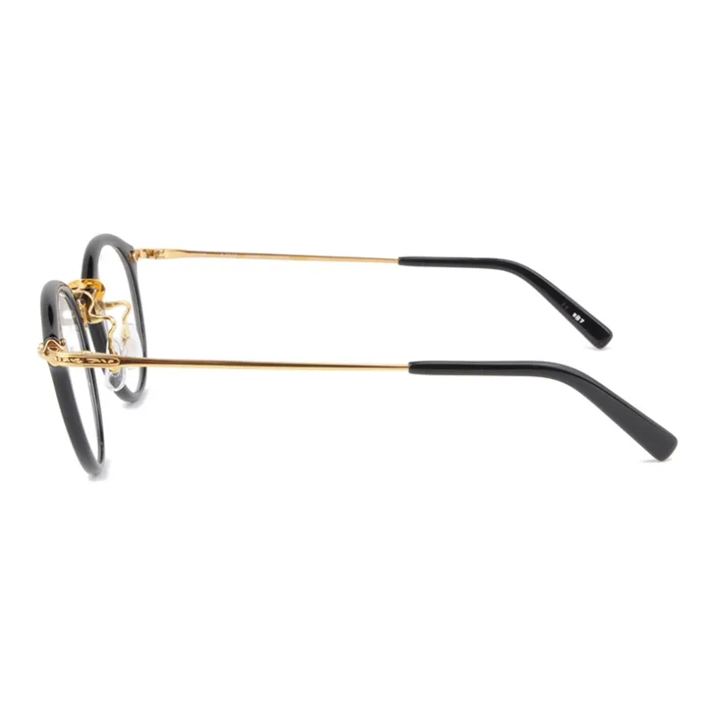 MASUNAGA Titanium Oval Eyeglass Frames Unisex-8