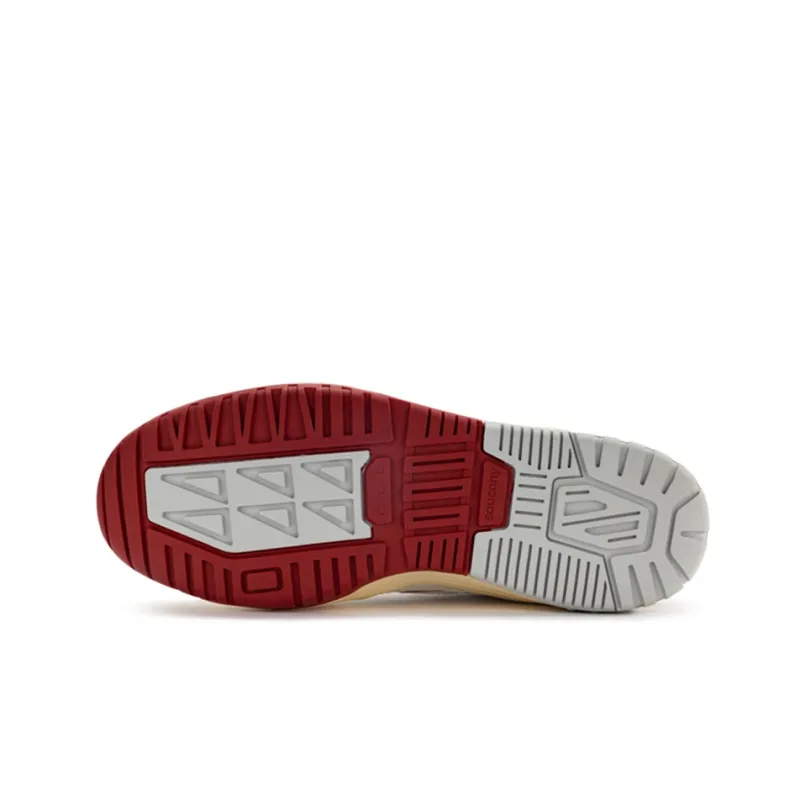 Saucony Cross 90 Low Top Skateboard Shoes Unisex Red White-4