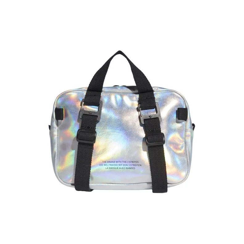 Adidas Originals Polyester Backpack Mini Women's Silver-4